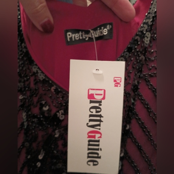 NWT 1920s Gatsby Style Flapper Sequin Dress - Picture 9 of 10